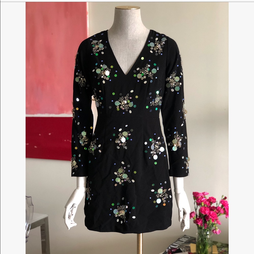 Embellished mini dress TOPSHOP